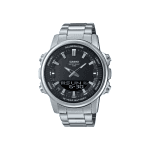 Casio Illuminator AMW-880D-1AVDF Dual Time Stainless Steel Men’s Watch