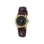 Casio Standard LTP-V002GL-1BUDF Analog Leather Strap Women's Watch