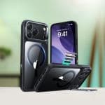 ESR Classic Hybrid Magnetic Case Camera Control with Stand for iPhone 17 Series