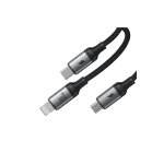 Joyroom A21 30W PD 3-in-1 Braided Fast Charging Cable