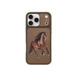 Santa Barbara Horse Emoidery Boris Case for iPhone 17 Pro Max