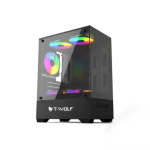 T-Wolf Ice Cooler X5 ARGB M-ATX Mid Tower Gaming Casing
