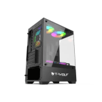 T-Wolf Ice Cooler X5 ARGB M-ATX Mid Tower Gaming Casing