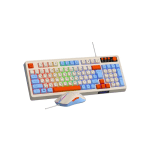 T-WOLF TF100 Wired Keyboard Mouse Gaming Combo