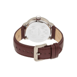 Titan Grandmaster NT1828QL02 Quartz Analog Leather Strap Men’s Watch