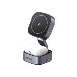 Ugreen 2 in 1 Qi2 Magnetic Foldable Fast Charging Station - 15W