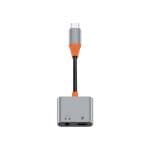 WiWU LT10 Type-C to Type-C & 3.5mm Audio Adapter