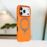 X-Level Better Skin Leather Magsafe Stand Case for iPhone 17 Series