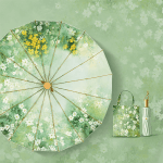 Color Bloom 16-Rib Sun & Rain Umbrella