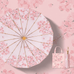 Color Bloom 16-Rib Sun & Rain Umbrella