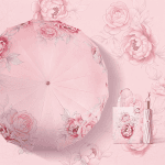 Color Bloom 16-Rib Sun & Rain Umbrella