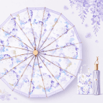 Color Bloom 16-Rib Sun & Rain Umbrella